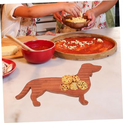 15.6"L x 1"W x 15.6"H Cheeseboard Charcuterie Board con disegno inciso con laser