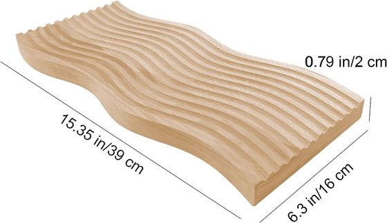 Tavolo in legno a forma d'onda Tavolo da colazione per la cucina 40.5x18.5x2cm Logo personalizzato