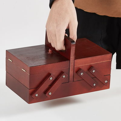 Moderno ripiegabile cucitura di legno scatola di stoccaggio artigianato progettazione per i negozi di regali Commerciale acquirente