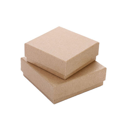 Stampa a mano con laminazione lucida Cartone bianco Kraft riciclato Cartoni artigianali