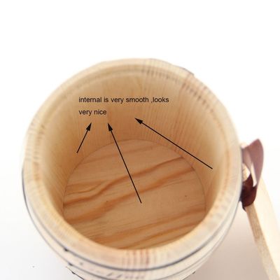 Bottone di caffè a forma di barile con logo personalizzato per imballaggi regalo e design personalizzato