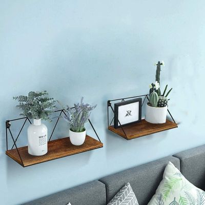 Ripiani galleggianti regolabili Set di 2 per camera da letto bagno soggiorno cucina e ufficio Disegno di risparmio di spazio