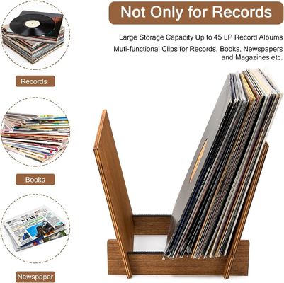 Rack non pieghevole per LP Dischi vinilici Dischi di archiviazione Display stand