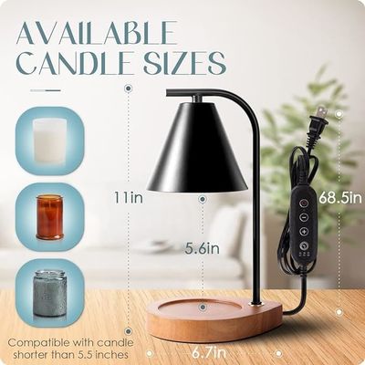 Retro base in legno per la decorazione domestica Fusione di cera per dimensioni personalizzate candele da barattolo piccole e grandi