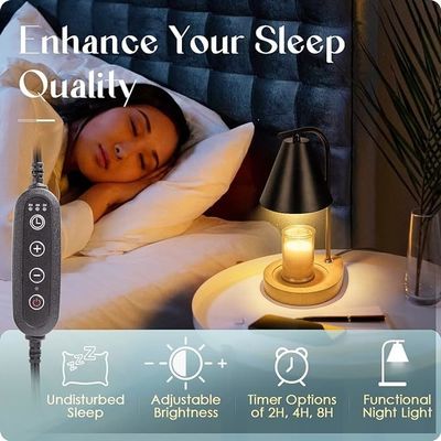 Retro base in legno per la decorazione domestica Fusione di cera per dimensioni personalizzate candele da barattolo piccole e grandi