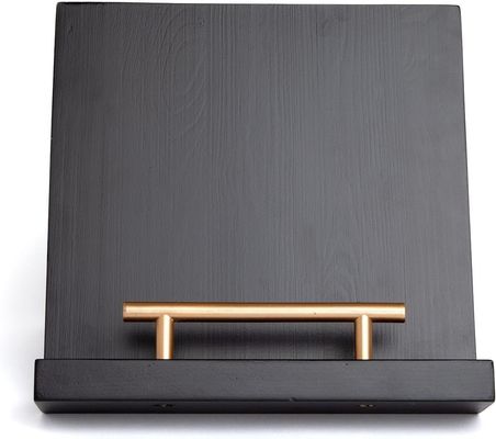 Campione gratuito Libro di ricette pieghevole Stand per la cucina Contatore triangolo portapagine