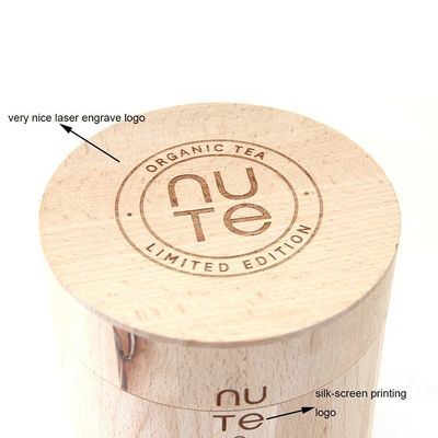 Promozione Logo personalizzato accettabile naturale faggio pino Oke barile di legno per dolci