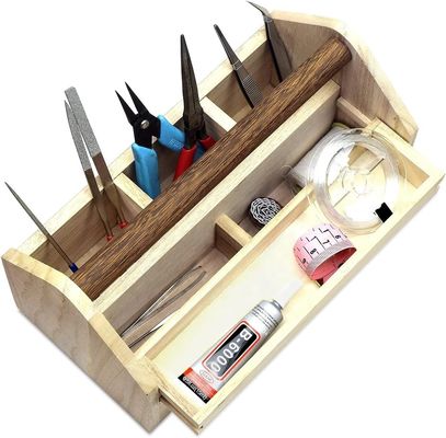 Ordine personalizzato accettato Scatola per attrezzi artigianali con legno di pino/bamboo