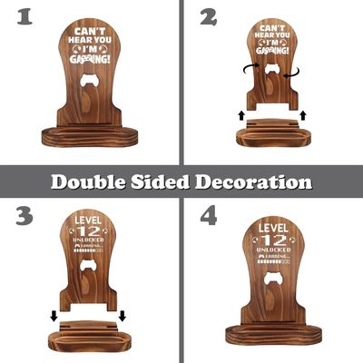 Hotel Casa Decorazione Bagno Etui per cuffie in legno Decorazioni per giocatori Ragazzo adolescente