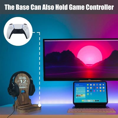 Hotel Casa Decorazione Bagno Etui per cuffie in legno Decorazioni per giocatori Ragazzo adolescente