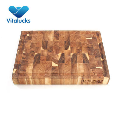 Tavola da taglio di acciaio per cucina professionale di bambù e legno d'olivo con contenitori