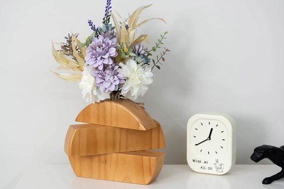 Vaso di erba di Pampas moderno per piatti di centro di tavolo alla moda