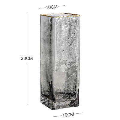 Vaso di vetro alto 3 piedi, indispensabile per la decorazione e i regali