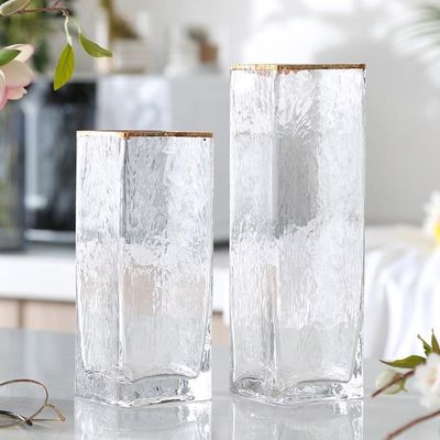 Vaso di vetro alto 3 piedi, indispensabile per la decorazione e i regali