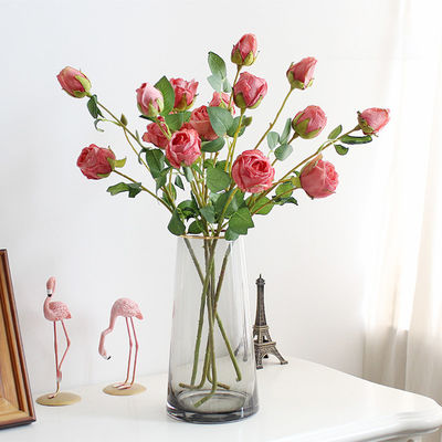 Occasione Tutti i feste Custom fai-da-te Tavolo di fiori di seta artificiale Piastra centrale multicolore