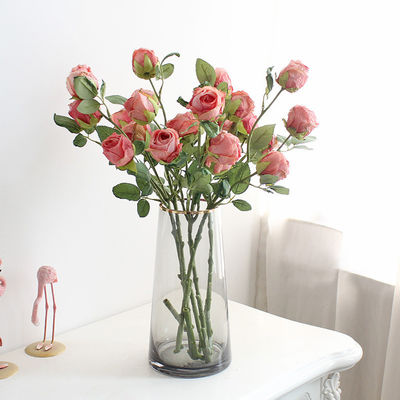 Occasione Tutti i feste Custom fai-da-te Tavolo di fiori di seta artificiale Piastra centrale multicolore