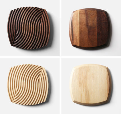 Piatti decorativi in legno di faggio in stile nordico Acceptati