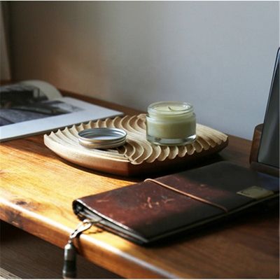 Tavolo per snack in legno in stile country taglia personalizzata per servire vassoio in legno vassoi in legno per l' arredamento