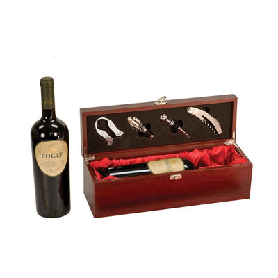 750ml Cavatta regalo per vino da stampa bruciata per il design Moda MDF Legno costruzione