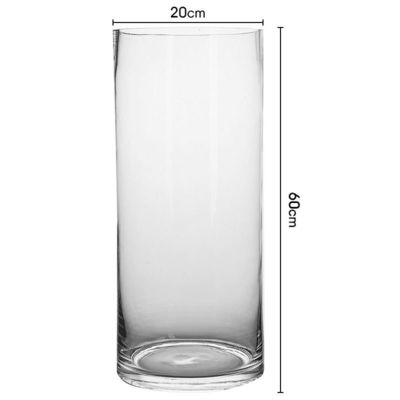 Vaso di vetro minimalista alto 60 cm La combinazione perfetta di stile e funzione