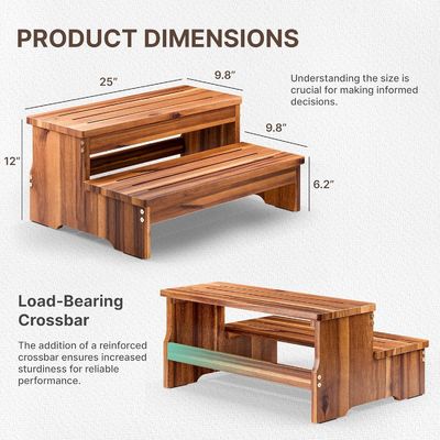 Scaffale a due passi staccabile per adulti bambino stampa laser incidere 500 libbre capacità di peso