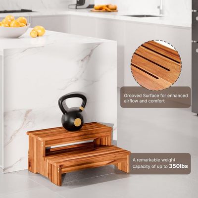 Scaffale a due passi staccabile per adulti bambino stampa laser incidere 500 libbre capacità di peso