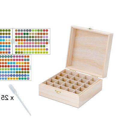 Scatola di imballaggio in legno con divisori