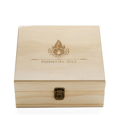 Imballaggio non finito Doterra Scatola di olio essenziale in legno con logo personalizzato accettabile
