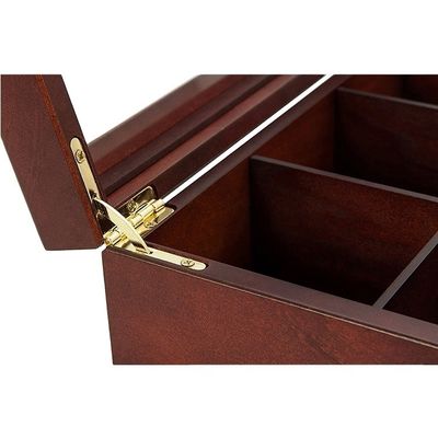 Logo personalizzato Acceptabile Verniciato Eco-friendly Vintage Chest Scatola di legno Imballaggio tè
