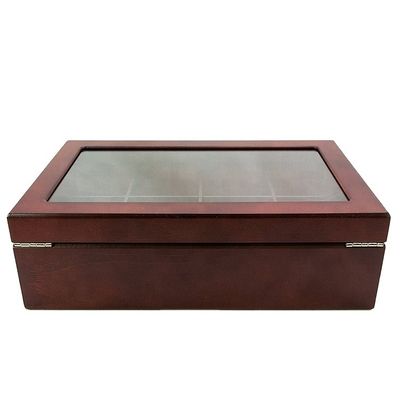 Logo personalizzato Acceptabile Verniciato Eco-friendly Vintage Chest Scatola di legno Imballaggio tè