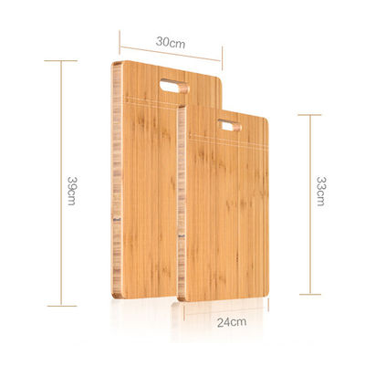 Tavola di taglio per bambù per uso domestico a misura personalizzata Tavola di taglio di legno massello per dormitorio