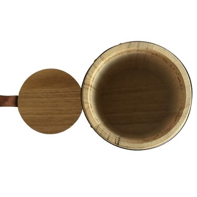 Decorazione artigianale in botti di legno naturale con logo personalizzato accettabile e regalo