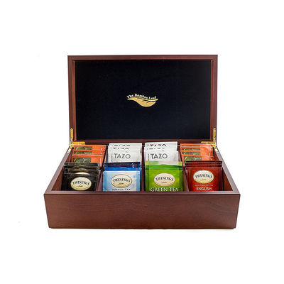 Delicato stile vintage Moderna piccola scatola da tè in legno fatta a mano e ordini personalizzati accettati