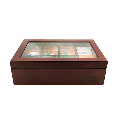 Delicato stile vintage Moderna piccola scatola da tè in legno fatta a mano e ordini personalizzati accettati