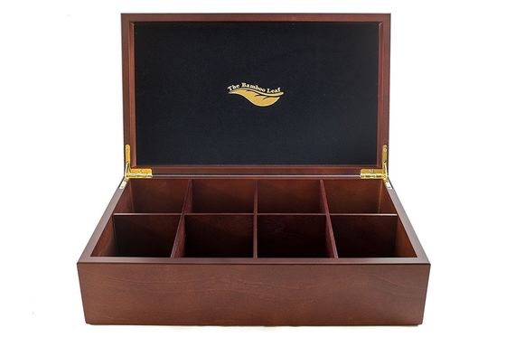 Delicato stile vintage Moderna piccola scatola da tè in legno fatta a mano e ordini personalizzati accettati
