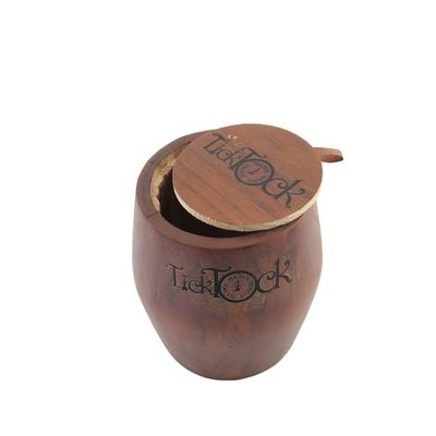 13.5 x 15.7 cm Baril di legno vintage fatto a mano per l' imballaggio