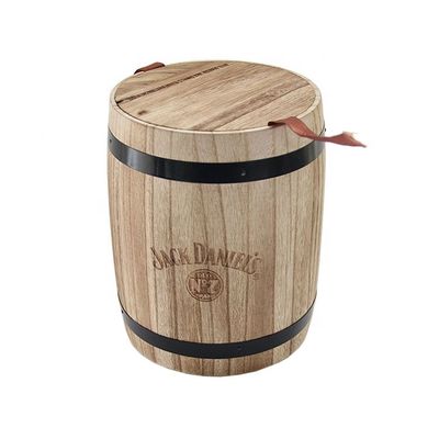 Stampa barile di caffè di legno bruciato Disegno semplice e utile Perfetto per l'acquisto in massa
