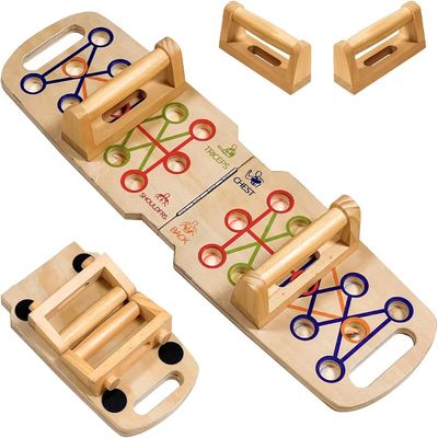 Manicotti pieghevoli in legno a misura personalizzata per allenamento di forza professionale