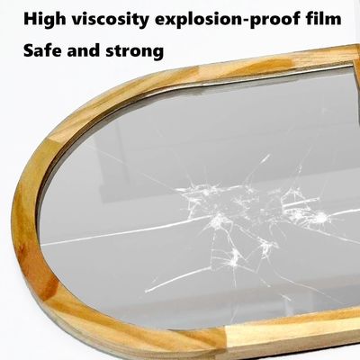 Bagno camera da letto ingresso salotto specchi decorativi specchi murali con scaffale e ganci da giacca Legno incorniciato