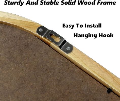 Bagno camera da letto ingresso salotto specchi decorativi specchi murali con scaffale e ganci da giacca Legno incorniciato