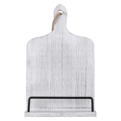 Leggi senza sforzo le tue ricette con questo portalibro di ricette in legno rustico regolabile