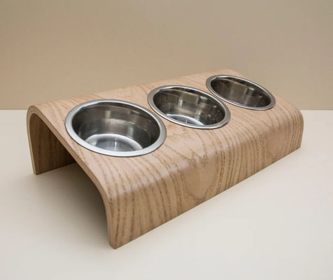 Tipo di alimentatore a scodella Tazze Palette Triplice Tazza Stand per l'alimentazione degli animali domestici con alimentatore moderno sollevato