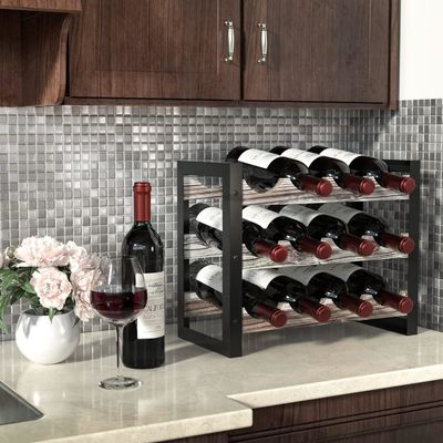 Progettazione funzionale Tavolo da tavolo multifunzionale in legno per le bottiglie di liquori