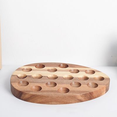 Attrezzi per l'impressione su tela di seta di uova vassoio di uova di legno per la cucina e il rifornimento in frigorifero