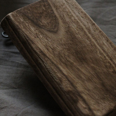 Tavolo di servizio in legno naturale rustico con maniglie metalliche OEM ODM accettato