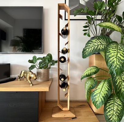 Regalo di vino in legno personalizzato per la decorazione domestica Tipo di installazione Tipo in piedi Regalo di anniversario