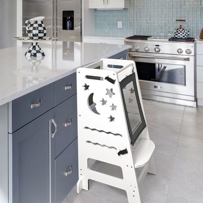 Tabella di attività bianca nera Bambino Scacchiere da cucina Stampa laser incisione Stagione Tutte le stagioni