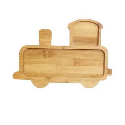 Piatto bambù per bambini piatto da dessert piatto da tavola per bambini piatto con seta di posate di cartone animato