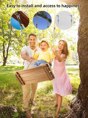 Logo personalizzato Swing set per bambini per adulti Bambini Sedile d'altalena in legno