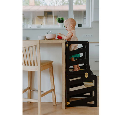 Torre di cucina per bambini pieghevole per tutte le stagioni